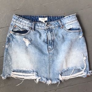 Jean skirt